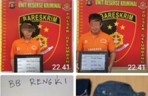 Polsek Gelumbang Gerebek Diduga Pelaku TP Senpira dan Narkoba di Kebun