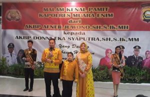 Malam Pisah Sambut Kapolres Muara Enim, Juarsah Apresiasi Kinerja Polri