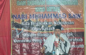 Masyarakat Desa Ciherang Peringati Isra Miraj di Mushola Nurrurohmah Berlangsung Khidmat