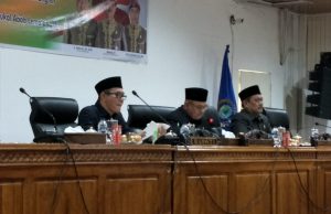 Rapat Paripurna DPRD VIII Sampaikan LKPJ Bupati PALI 2019