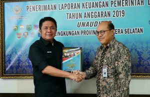 Herman Deru Serahkan Laporan Keuangan TA 2019 Pemprov Sumsel ke BPK RI