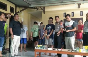 Polsek Malingping Berhasil Tangkap Delapan Diduga Pelaku Spesialsis Pembobol Warung