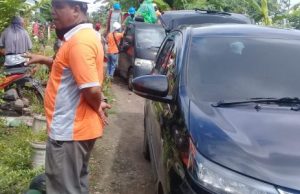 Cegah Corona PT. SPF Semprotkan Disinfektan Ke Pemukiman Warga Sekitar