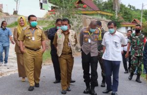Bupati Kampar Tinjau Lokasi Isolasi di Stanum Bangkinang