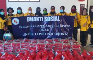 IKAD Lampura Gelar Bhakti Sosial Bantu Masyarakat Terdampak Covid-19