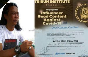 Raih Anugrah Influencer Good Content Against Covid-19 dari Tribun Institute, Begini Kata Heri Gondrong