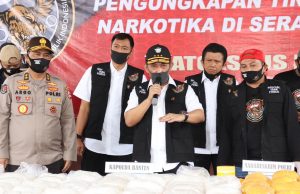 Bareskrim Mabes Polri Ungkap Kasus 821 Kg Narkoba Antar Negara di Kota Serang