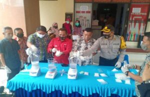 Direktorat Reserse Polda Sumsel Musnahkan Sabu Seberat 2068 Gram dan 446 Butir Ekstasi