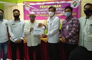 Pemdes Sukamurni Salurkan BLT-DD Kepada 191 Kepala Keluarga Terdampak Covid-19