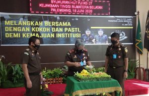 Kajati Sumsel Minta Para Jaksa Bekerja Secara Profesional