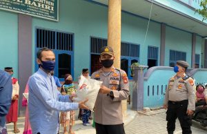 Peringati Hari Jadi Ke-74 Bhayangkara, Kapolsek Sunda Kelapa Santuni Anak Yatim Piatu