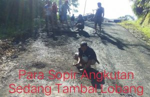 Warga Keluhkan Jalan Penghubung Provinsi Banten dan Jawa Barat Kondisinya Rusak Parah