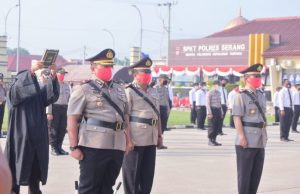 Sertijab Dua Pejabat Utama Polres Serang Resmi dilantik