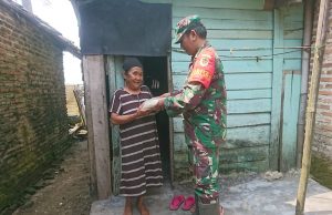 Jejak Sang Kopral, Selalu Berbagi Kepada Warga Kurang Mampu