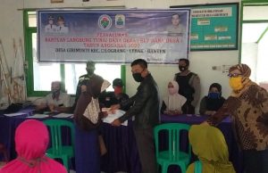Pembagian BLT-DD Tahap Dua TA 2020 di Desa Girimukti Berjalan Lancar dan Kondusif