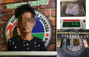 SatRes Norkoba Polres Muara Enim Berhasil Ciduk Pemuda Diduga Pengerdar Sabu