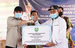HD Gelontorkan Bantuan Rp.81 Miliar untuk Infrastruktur Muara Enim