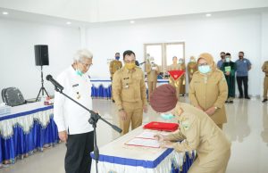 Wagub Sumsel Mawardi Yahya Lantik 43 Pejabat Lingkungan Dinas Kesehatan