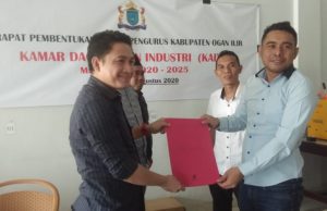 Sukses Urus HIPMI Kini Aikom Marshall Dipercaya Pimpin KADIN Ogan Ilir 2020–2025