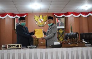 DPRD Ogan Ilir Gelar Paripurna Pandangan Umum Fraksi Terhadap Raperda APBD-P TA 2020