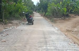 Pemdes Mekarsari Sisihkan Dana Desa Bangun Jalan Lingkungan