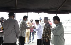 Herman Deru Hadiri Pembagian 34 Juta Masker Serentak di Indonesia Secara Virtual