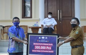 Gubernur Banten Apresiasi Dukungan XL Axiata Dalam Pembelajaran Jarak Jauh (PJJ)