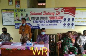 Kapolsek Banjit Lounching KTN di Kampung Argomulyo