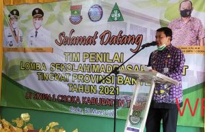 Sekda Sambut Tim Penilai Lomba Sekolah Sehat Tingkat Provinsi Banten