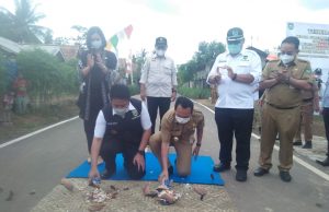Gubernur Sumatera Selatan H. Herman Deru Meresmikan Belasan Infrastruktur di Kota Prabumulih
