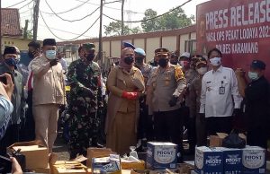 Jelang Ramadhan, Polres Karawang Musnahkan BB Hasil Operasi Pekat Lodaya 2021