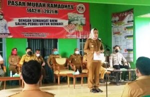 Pemkab Tulang Bawang Kembali Gulirkan Bantuan Pada Anak Yatim dan Gelar Pasar Murah di Kampung