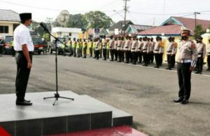 Wabup Lahat Pimpin Apel Pasukan Operasi Ketupat Musi 2021