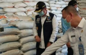 Bupati Lahat Pantau Cadangan Beras Digudang Bulog
