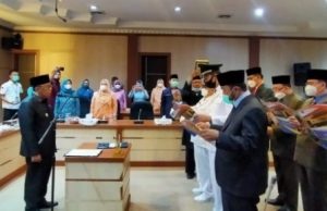 Wakil Bupati Lahat H Haryanto Lantik 7 Pejabat Administrator