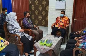 Asisten III Bersiturahmi ke Diskominfo Lampung Utara