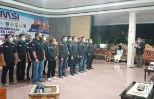 Cik Ujang Hadiri Pengukuhan Ketua JMSI Lahat Periode 2021 — 2026