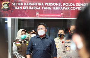 Herman Deru Resmikan Selter Karantina Komplek Pakri Polda Sumsel
