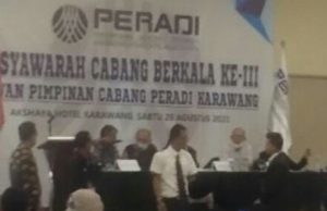 Terpilih Secara Aklamasi, Asep Agustian Jadi Ketua DPC Peradi Karawang