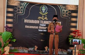 Camat Mekar Baru : Melalui MTQ Ke IX, Semoga Dapat Mencetak Qori dan Qoriah Terbaik