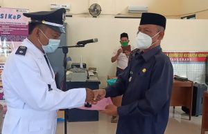 Camat Kronjo Lantik Bayuni Sebagai Pj Kepala Desa Pasir