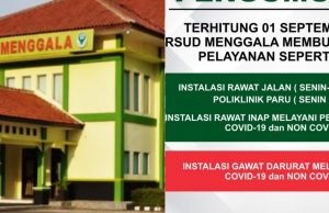 Tulang Bawang Zona Kuning, RSUD Menggala Layani Semua Poli Rawat