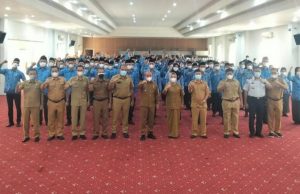 Lantik 151 PNS, Wako Pangkalpinang Minta Tanamkan Nilai Pancasila dan Taati UU
