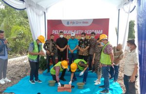 Wako Pangkalpinang Hadiri Peletakan Baru Pertama Pembangunan Pasar Buah dan Ikan