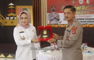 Winarti Sambut Kapolda Lampung Kunker Ke Tulang Bawang
