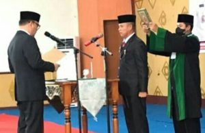 Joncik Muhamad Lantik Fauzan Khoiri Sebagai Sekda Kabupaten Empat Lawang