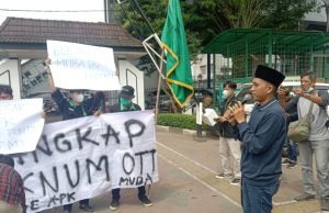 Sampaikan Aspirasi, IMMUBA Datangi PN Palembang