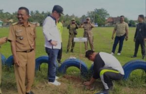 Wabup Way Kanan Hadiri Penanaman Bibit Pohon Pada Peringatan Hari Lingkungan Hidup
