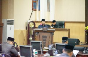 Pj Bupati Muba Sampaikan Rancangan KUA PPAS RAPBD TA 2023
