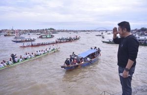 Memperebutakan Piala Gubernur, Pemprov Gelar Lomba Perahu Bidar Tadisional dan Perahu Hias